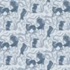 Curtain fabric Upholstery fabric Blue curtain fabric Cocoon Home Aesop
