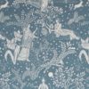 Curtain Fabric Upholstery Fabric Blue curtain fabric Cocoon Home Artemis