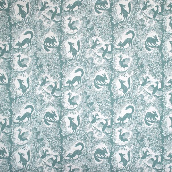 Curtain fabric Upholstery fabric Green curtain fabric Cocoon Home árbol del Paraíso